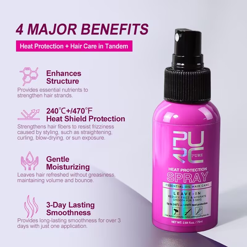 بخاخ حماية من الحرارة من بي يو - مراجعة Hair Care Heat Protectant وسعره