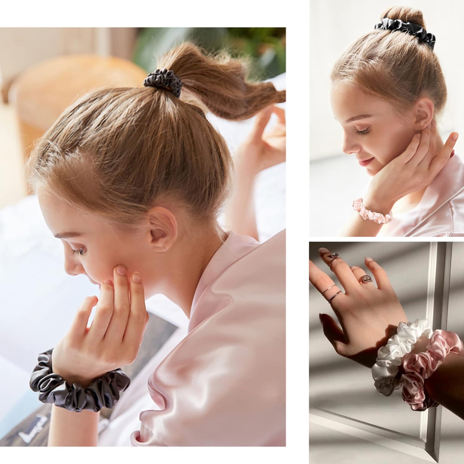 19 قطعة من ربطات الشعر الساتان - مراجعة Hair Care Works وسعره