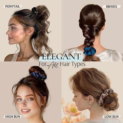19 قطعة من ربطات الشعر الساتان - مراجعة Hair Care Works وسعره