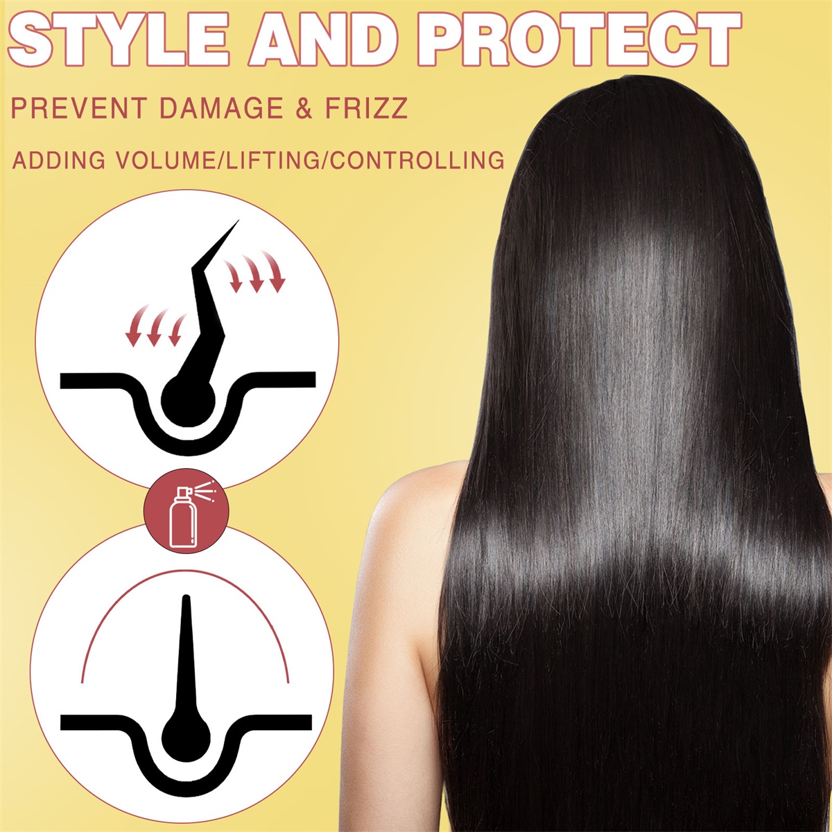 بخاخ حماية من الحرارة من GOIPL - مراجعة Hair Care Heat Protectant وسعره